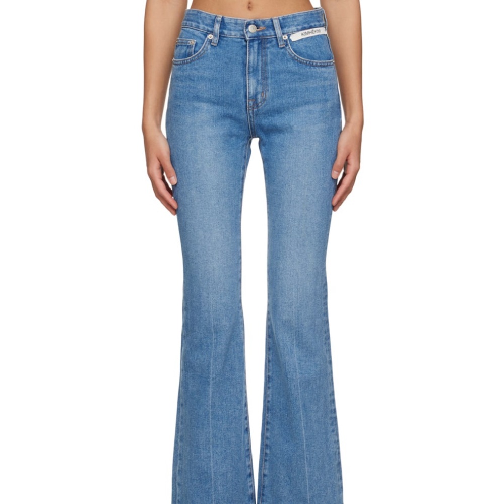 Kimhekim Flared Blue Jeans